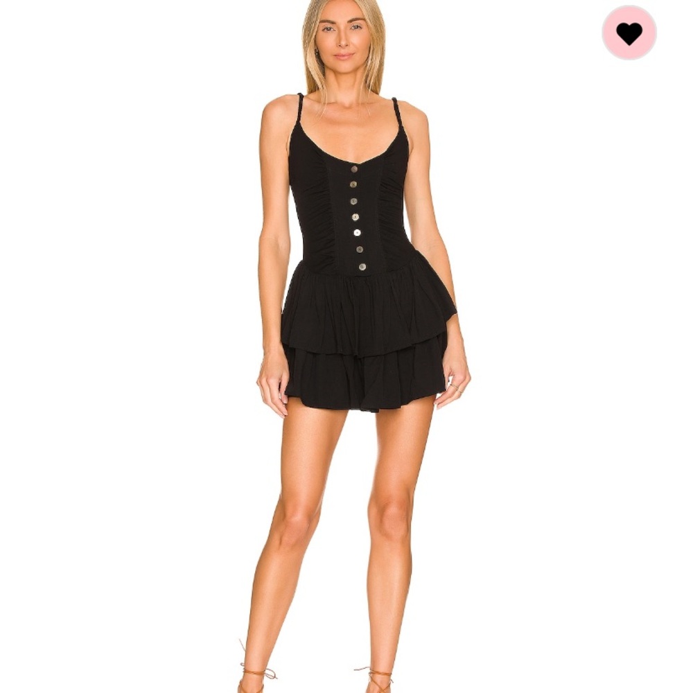 Indah Colette ruffle mini dress